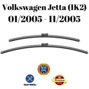 Resim Volkswagen Jetta 1k2 2005 Uyumlu Ön Cam Silecek Süpürgesi Takımı 600/400mm Silbak Sb2419a 