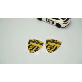 Resim Dk Dacia Duster Kelebek Cam Damla Desen Sarı Logo Arma Seti 