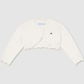 Resim Mayoral Kız Bebek Hırka Örme 308 Krem 