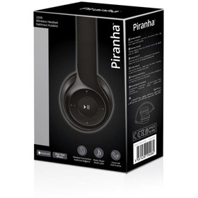 Resim Piranha 2209 Kablosuz Bluetooth Kulak Üstü Kulaklık / IOS & Android Uyumlu Wireless Kulaklık 
