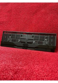 Resim Pleksi Otomobil Plakalık Dubai Model Hyundai H Siyah Logolu Plakalık 