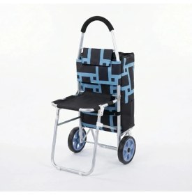 Resim Sandalyeli Pazar Arabası 