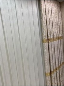 Resim Pırlanta Gümüş Simli Tül Perde 1/3 Sık Pile,Beyaz 100 X 280 