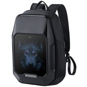 Resim Pixoo Cyberbag Siyah Piksel Led Ekranlı Sırt Çantası Divoom
