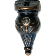 Resim Minare Sandık Ayağı, Kutu Ayak 3 cm - Eskitme, 100 Adet 