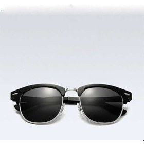 Resim Bloomnest Retro Alüminyum Sürüş Gözlüğü Unisex - Polarize Uv400 Lens Kristal Kristal 
