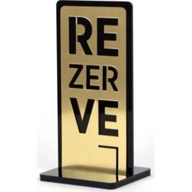 Resim Tabela Masa Rezerve Yazısı 