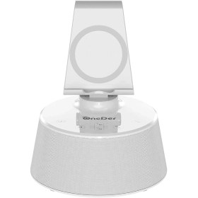 Resim Oneder V02 Wireless Şarjlı Dokunmatik Digital Saat Kablosuz Hoparlör - Speaker 