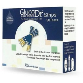 Resim Şeker Ölçüm Stribi Gluco Dr 50 Lik 