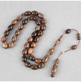 Resim Vahşi Palmiye Ağacı Yumurta Kesim 10x13mm Tesbih 