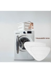 Resim Kiwi Ksc 4215 Buharlı Temizleyici İle Uyumlu Mop Bezi 2 'li 