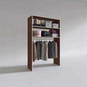 Resim Kenzlife giysi dolabı hayrettin 180*120*40 cvz gardırop 