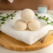 Resim Fecra Zıpzıp 3’lü Xl Yün Kurutma Topu + Lavanta Yağı – %100 Organik Doğal Çamaşır Yumuşatıcı 