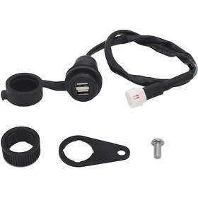 Resim Youmex Mt-07 Mt-09 Xsr700 İçin Su Geçirmez Çift Portlu 5v/2a Usb Şarj Soketi Adaptörü 