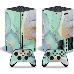 Resim Aircraft Jzcat Microsoft Xbox Serisi S Çıkartması İçin Oyun Konsolu Tam Sarma Çıkartması -23 