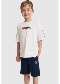 Resim U.s. Polo Assn. Erkek Çocuk Beyaz Pijama Takım 50327249-vr013 