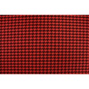 Resim Berryka Kaz Ayağı Desenli Döşemelik Kumaş-Kırmızı 