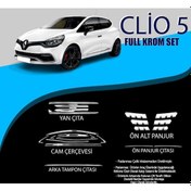 Resim Renault Clio 5 Krom Aksesuar Seti 2020+ 25 Parça 