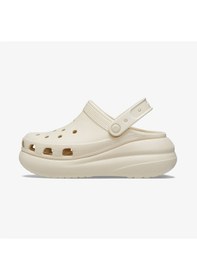 Resim Crocs Classic Crush Kadın Krem Terlik Düz 207521 Krem 