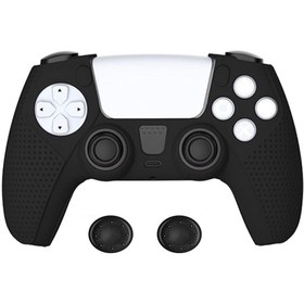 Resim Adalia Ps5 Joystick Uyumlu Koruyucu Silikon Kılıf Ve Analog Koruyucu Set 