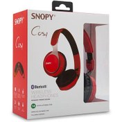 Resim Snopy SN-34BT COSY Kırmızı Mobil Telefon Uyumlu Bluetooth Kablosuz Mikrofonlu Kulaklık 