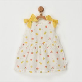 Resim Andy Wawa Ac22734 Bebek Elbise Dress Multi Fruit 