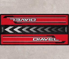 Resim DIAVEL İçin Tasarlanmış Motosiklet Matı - MM7169 - Standart / 260cm x 120cm 