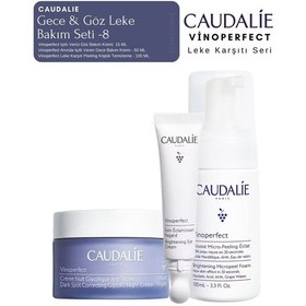 Resim Vinoperfect Leke Bakım Seti -8 Gece & Göz Kremi & Temizleme Peeling Köpük Orijinal Boy 