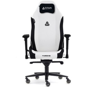 Resim Titanseat Throne Leather White Oyuncu Koltuğu White 