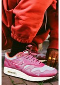 Resim Nike Air Max 1 / Patta Leather Sneaker Hakiki Deri Erkek Günlük Spor Ayakkabı Bordo 