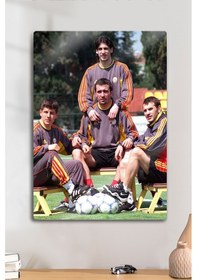 Resim Metal Baskı Parlak Duvar Tablosu - G.s. Old's 2000 Uefa Cup 