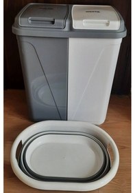 Resim Bayev 2'li Set Iki Bölmeli 90 Lt Kirli Çamaşır Sepeti Ve Katlanır Çamaşır Sepeti Diğer 