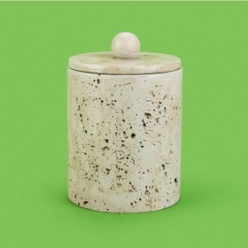 Resim Bath Traverten Görünümlü Çöp Kovası - Gri - 2 Lt Çok Renkli 
