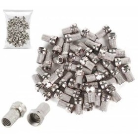 Resim Genel Markalar Tunex Kaliteli F Konnektör Standart 5 Adet Anten ve Uydu Kablosu Ucu 