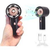 Resim Wondernest Usb Mini Taşınabilir El Fanı, Cep Boy, Bısbısous Ln Siyah 