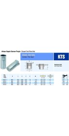 Resim Piton Perçin Arkası Kapalı Silindir Sıfır Kafa Çelik Somun Perçin M5 Metrik 5 - 500 Adet 