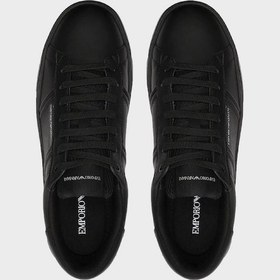 Resim Emporio Armani Erkek Ayakkabı Em003701 Af18017 Mc005 Siyah Siyah 