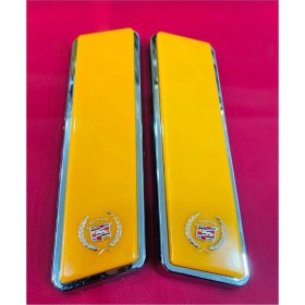 Resim Etiketcilere Cadillac Gazetelik Direk Lambasi Turuncu Gun Isigi Takim 