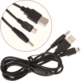 Resim Pop Konsol PSP Şarj ve Data Kablosu 2si 1 Arada PSP USB Kablo Film Müzik Oyun Aktarma 