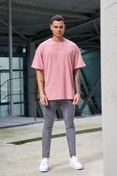 Resim FAVORİST Oversize Düz Baskısız Spor Tshirt 