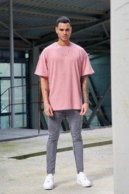 Resim FAVORİST Oversize Düz Baskısız Spor Tshirt 