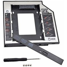 Resim Ssd Caddy 9.5 Mm Dvd To Ssd Kızak 2 Hdd Bağlama 