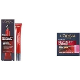 Resim L'oréal Paris Revitalift Lazer X3 Yaşlanma Karşıtı Göz Bakım Kremi 15 Ml + L'oréal Paris Revitalift Lazer X3 Leke Ve Kırışıklık Karşıtı Bakım Gkf25 50 Ml 