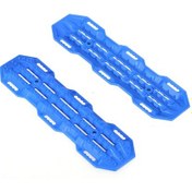 Resim Lemestar Plastik Sand Ladder Recovery Ramps Mavi, 2 Adet - Rc Araçlar İçin Tırmanma/off-road Engelleri Geçiş Tahtası 13.7x3.9cm 