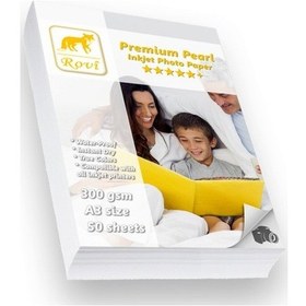 Resim Rovi Premium Inci Fotoğraf Kağıdı 300Gsm 50Yp A3 