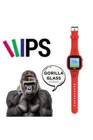 Resim Wiky Watch 5E Akıllı Çocuk Saati - Görüntülü Arama, Gps, Sos, Güvenli Alan, Anlık Konum (eSim) - Kırmızı 
