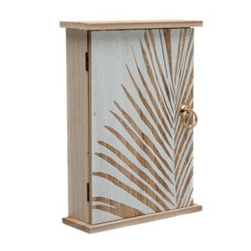 Resim Q-Art Yaprak Desenli Anahtar Kutusu 