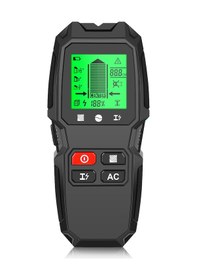 Resim Teltree El Tipi Duvar Taramacı, Metal Ve Ahşap Tespit Cihazı, 80mm Derinlik, Yeşil Lcd Ekran, Siyah Pil Dahil Değil 