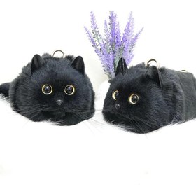 Resim Meanyou Peluş Kedi Çanta - Siyam / L 