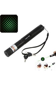 Resim LAVERNA Green Laser Pointer Şarjlı Güçlü Yeşil Lazer Metal Kasa Yakıcı Lazer 